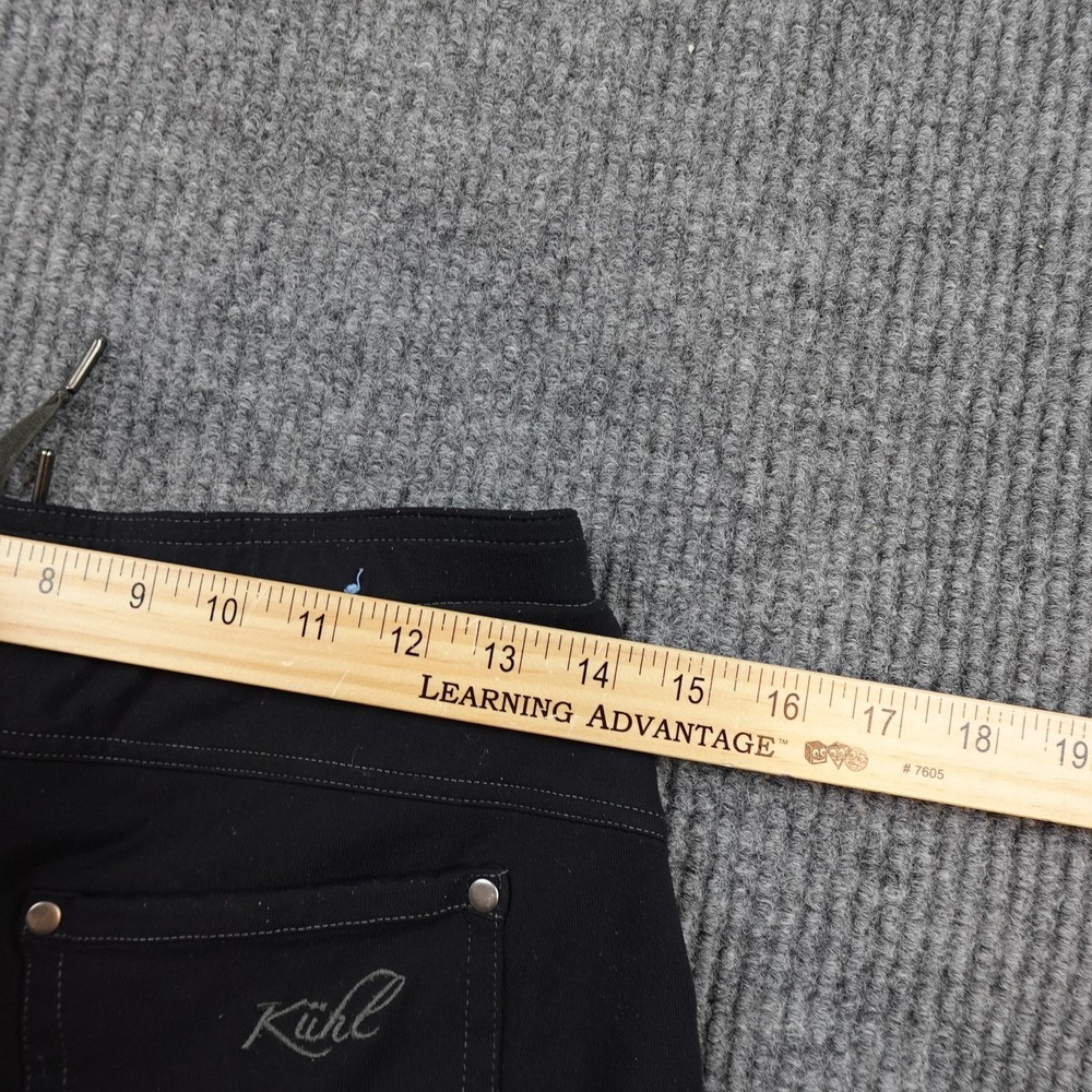 Kuhl Pants Womens 6 Regular Black Cargo Hiking Stretch Drawstring Pockets Travel - Picture 8 of 9